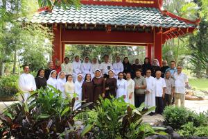 bro. Yusuf K together with his group in Roncalli retreat house