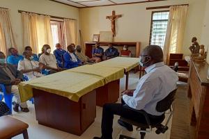 Bro. Augustine on his canonical visit to Malawi province