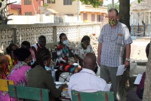 Bro. Jos van Dinter and CAS Ghana